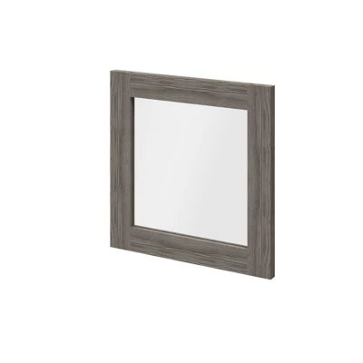 Porte battante effet chêne grisé en verre GoodHome Atomia H 37,2 x L. 37,2 cm