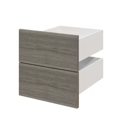 Tiroir effet chêne grisé GoodHome Atomia H. 18,5 x l. 37,2 x p 39 cm vendu par 2