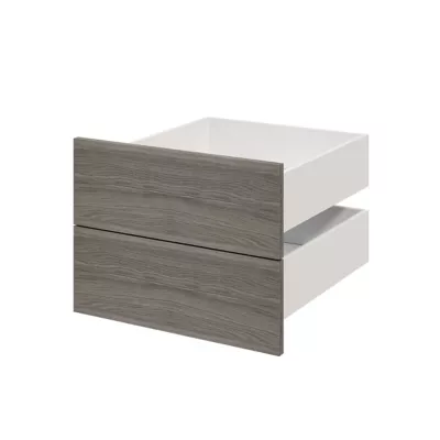 Tiroir effet chêne grisé GoodHome Atomia H. 18,5 x l. 49,7 x p 50 cm vendu par 2