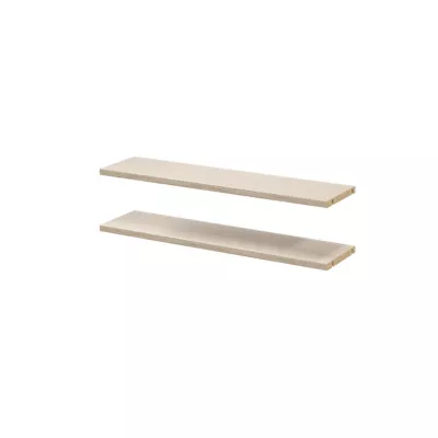 2 tablettes effet chêne GoodHome Atomia L. 71,4 x P. 18,2 cm