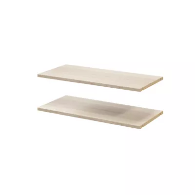 2 tablettes effet chêne GoodHome Atomia L. 71,4 x P. 33,2 cm