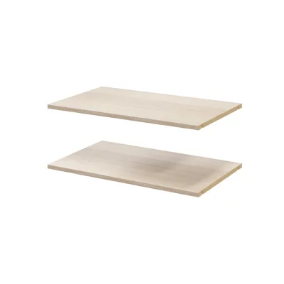 2 tablettes effet chêne GoodHome Atomia L. 71,4 x P. 43,2 cm