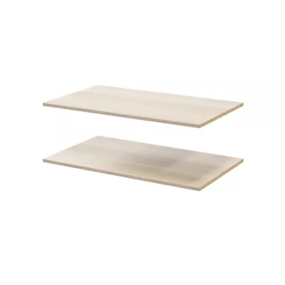 2 tablettes effet chêne GoodHome Atomia L. 96,4 x P. 56,2 cm
