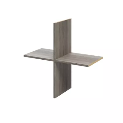 Croisillon pour étagère effet chêne grisé GoodHome Atomia H. 71,4 x L. 71,4 x P. 33,2 cm