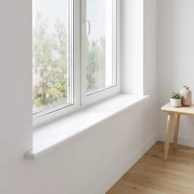Image principale de Plat pour fenêtre pvc blanc 8 x l.300 cm