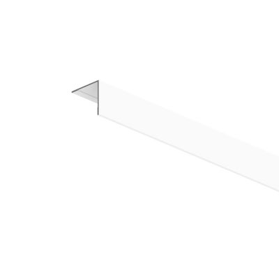 Habillage en L pour fenêtre et porte fenêtre aluminium blanc 35 x 35 mm