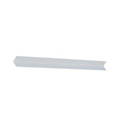 Habillage pour fenêtre et baie coulissante aluminium blanc 35 x 35 mm