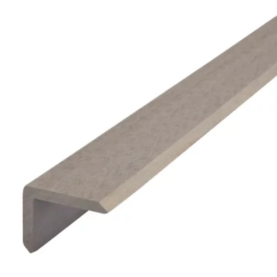 Finition L lame de terrasse Neva composite taupe L.220 cm
