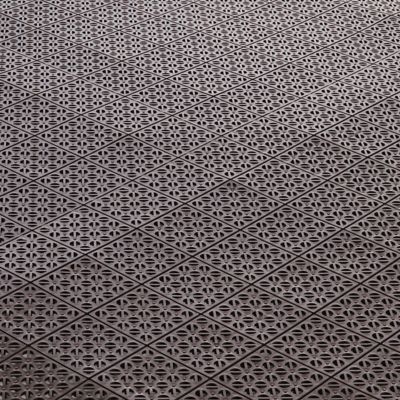 Dalle plastique marron Artor 55,5 x 55,5 cm (x 2)