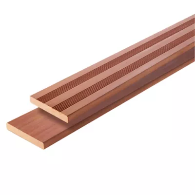 Lame de terrasse en bois exotique mukulungu Taran L.250 x l.14.5 x ép. 2,2 cm