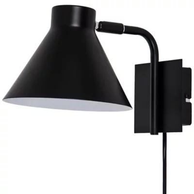 Applique murale intérieure noire E27 IP20 GoodHome Masoala