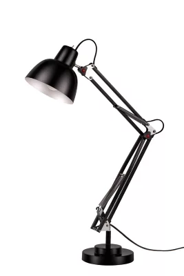 Lampe de table incandescent Ginaz GoodHome E14 noir