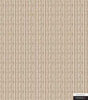 Papier Peint intissé Arthouse Bamboo Weave naturel motif florale arbres et nature beige L.100,5 x l.53 cm