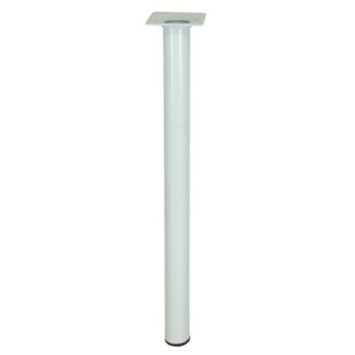 Pied de table Diall ø30 x H. 500 mm blanc