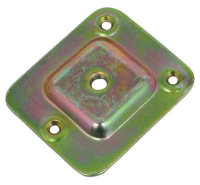 Equerre carrée M8 Diall Métal Argent