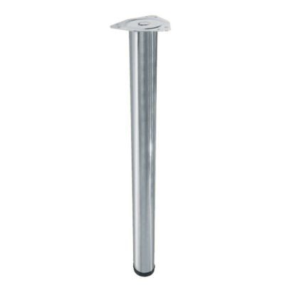 4 pieds Diall de table réglable ø60 x H.700 mm argent