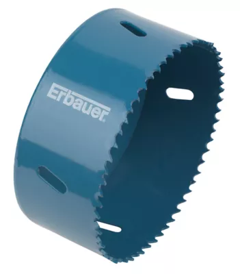 Scie cloche sans foret pilote Erbauer pour métal et bois Ø.127 mm