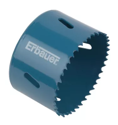 Scie cloche sans foret pilote Erbauer pour métal et bois Ø.64 mm