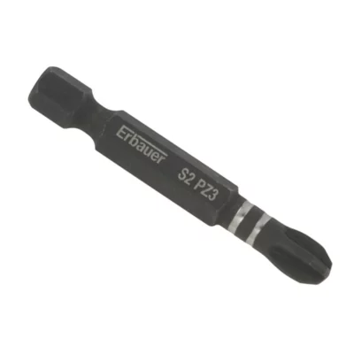 Embout de vissage torsion impact PZ3 50mm Erbauer - 3 pièces