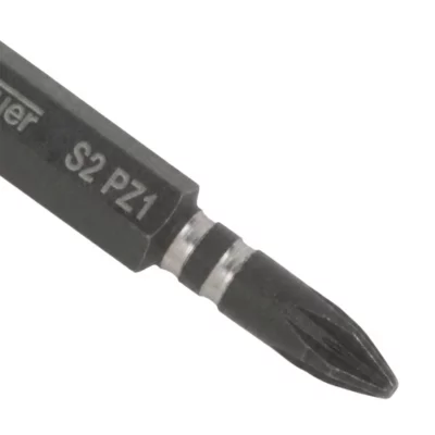 Embout de vissage torsion impact PZ1 50mm Erbauer - 3 pièces