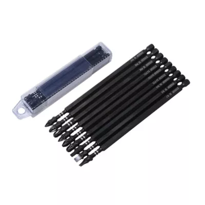 Embouts de vissage impact assortis 150 mm Erbauer - 9 pièces