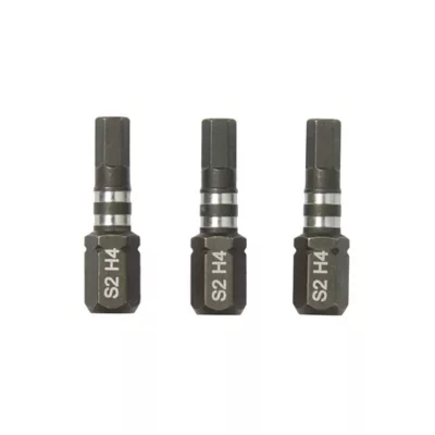 Embout de vissage torsion impact H4 25 mm Erbauer - 3 pièces