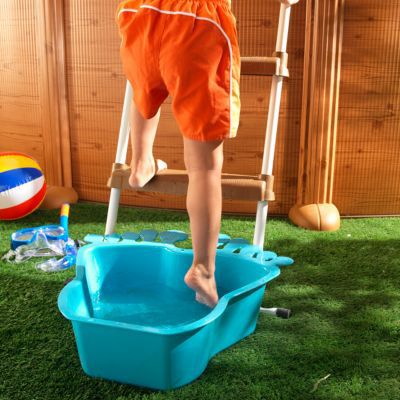 Pédiluve Blooma en Bleu pour Piscine et Spa