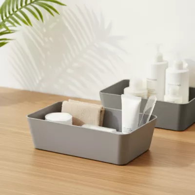 Boîte plastique gris Cooke & Lewis Sabal L
