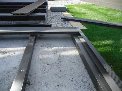 Lambourde composite anthracite Blooma Nods L.240 cm