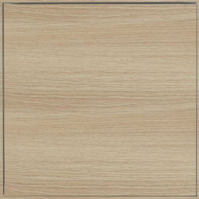 Bloc-porte carré Mixxit L. 33 cm, bois chêne