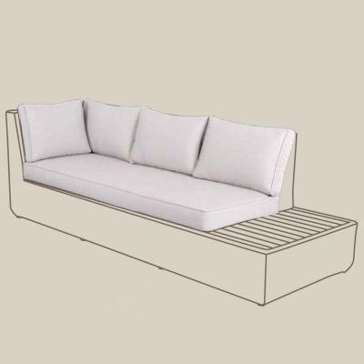 Housse de remplacement pour sofa d'angle Rocha