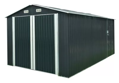 Garage en métal couleur Anthracite 18m²