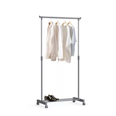 Portant simple avec étagère l. 84 x H. 160 cm