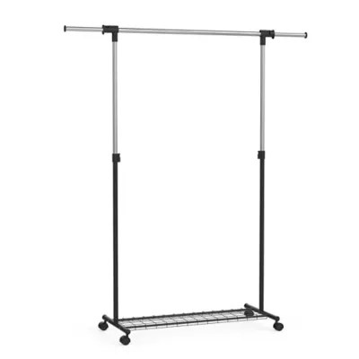 Portant simple avec étagère l. 141,5 x H. 167 cm