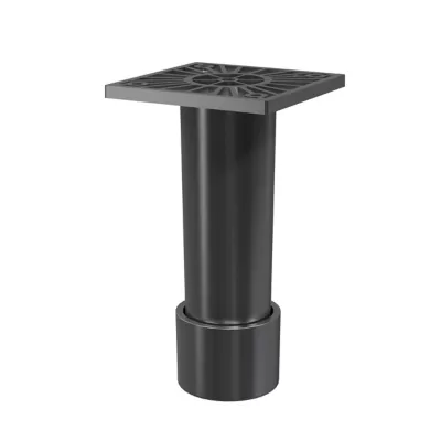 Pied haut réglable gris GoodHome Atomia 11-12 cm vendu par 2