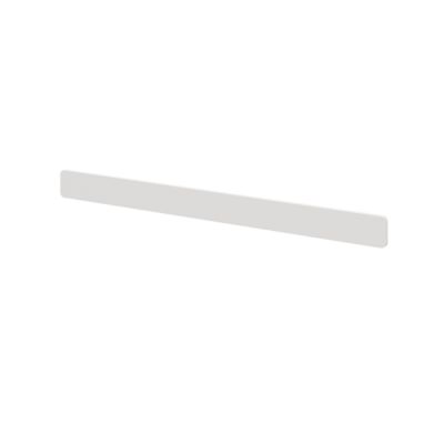 Poignée blanche en acier GoodHome Atomia H. 2,3 x L. 29,3 x P. 2,05 cm vendue par 2