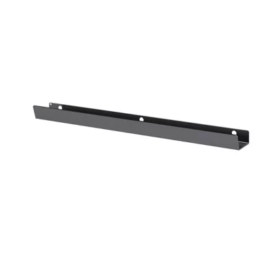 Poignée grises mates en acier GoodHome Atomia H. 2,1 x L. 29,3 x P. 3,4 cm vendue par 2