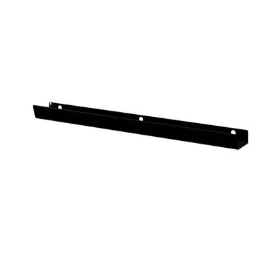 Poignée noire mate en acier GoodHome Atomia H. 2,1 x L. 29,3 x P. 3,4 cm vendue par 2