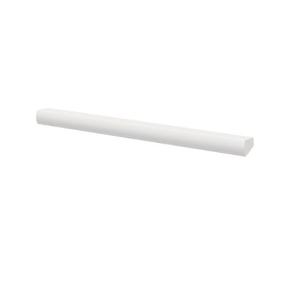 Poignée blanche GoodHome Atomia H. 2,8 x L. 29,3 x P. 1,9 cm vendue par 2