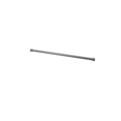 Barre de penderie en acier gris GoodHome Atomia 100 cm