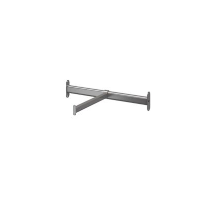 Tringle de face en acier gris GoodHome Atomia L. 46,3 x P. 30,5 cm