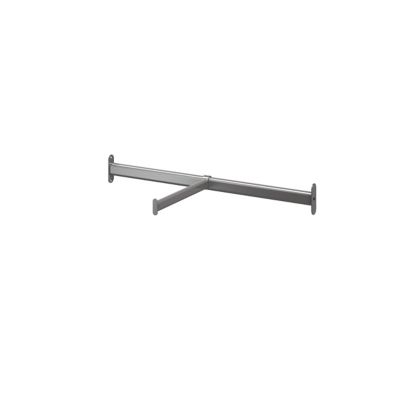 Tringle de face en acier gris GoodHome Atomia L. 71,3 x P. 30,5 cm