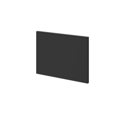 Porte battante anthracite mat GoodHome Atomia H 37,2 x L. 49,7 cm