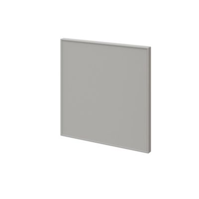 Porte battante grise claire mate GoodHome Atomia H 37,2 x L. 37,2 cm