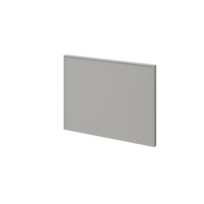 Porte battante grise claire mate GoodHome Atomia H 37,2 x L. 49,7 cm
