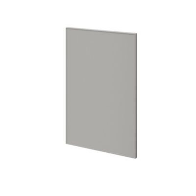 Porte battante grise claire mate GoodHome Atomia H 74,7 x L. 49,7 cm