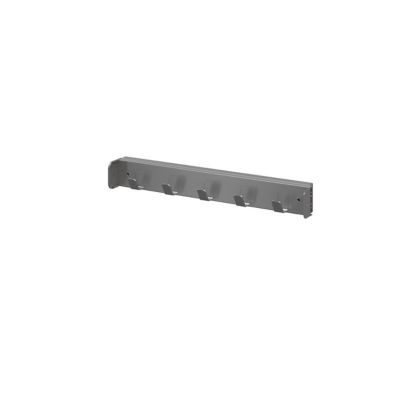 Porte cravates coulissant en acier gris GoodHome Atomia 5 crochets