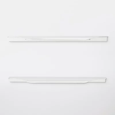 Poignée de meuble de cuisine GoodHome Andali Argent 29.7, 2 pièces