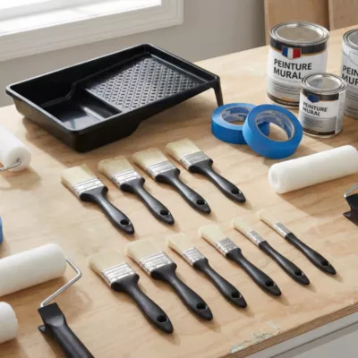 Pinceau vendu par 10 intérieur et extérieur multi-surfaces
