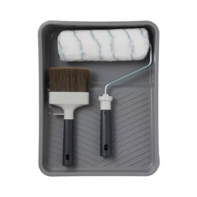 Kit bac + pinceau 100mm + rouleau façade GoodHome 230mm
